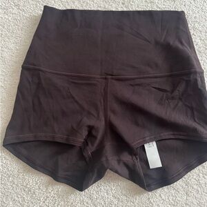 Lululemon Women’s Brown High-Waisted Shorts